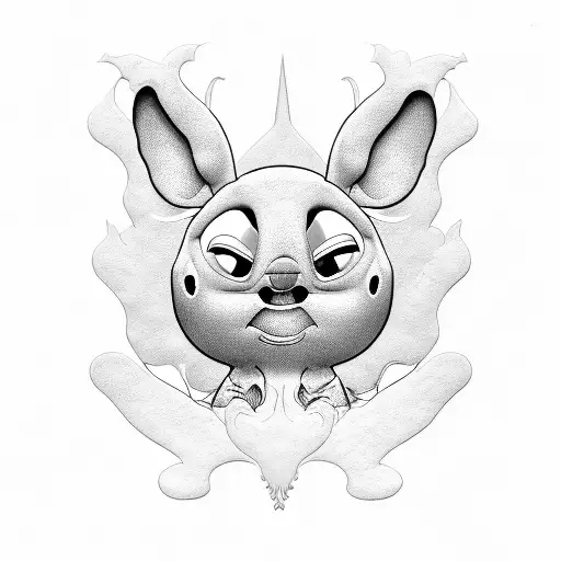 stich tattoo design idea