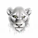 simba tattoo design idea