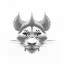 simba tattoo design idea