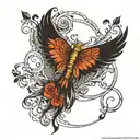 ecap a convo, close the loop tattoo design idea