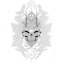 Cybernetic Forest tattoo design idea