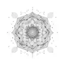 A mandala is a complex geometric design that often features intricate patterns and shapes. It can symbolize unity, balan tattoo design idea