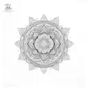 A mandala is a complex geometric design that often features intricate patterns and shapes. It can symbolize unity, balan tattoo design idea