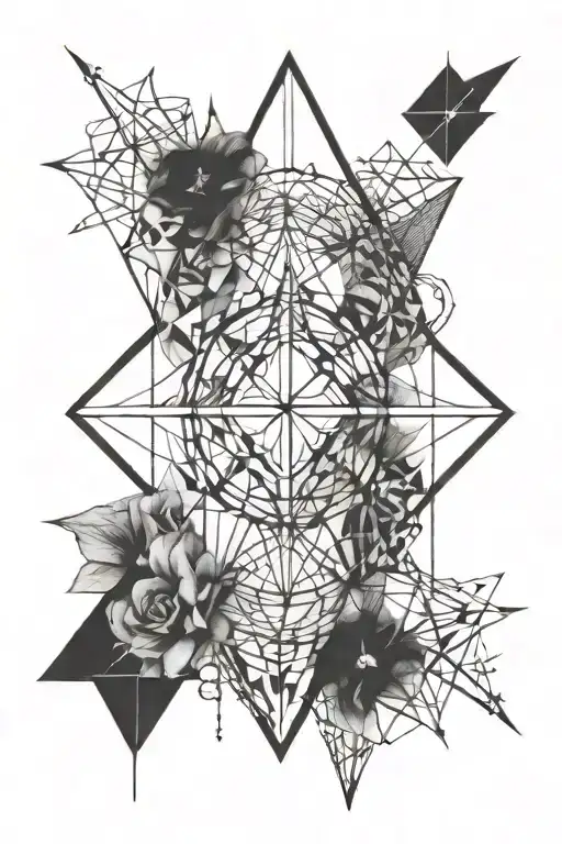 Compas  Quote " Not all those who wander are lost" tattoo design idea