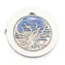 willow tree with roots growing on pocket watch tattoo design idea
