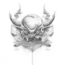 1975 text tattoo design idea