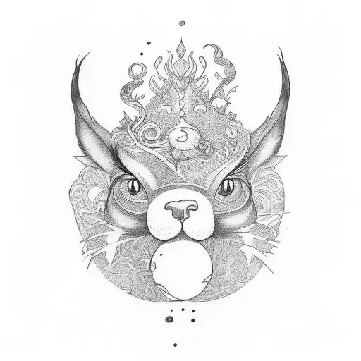 An intricate tattoo of a vintage car driving through a magical forest inspired by Alice in Wonderland tattoo design idea