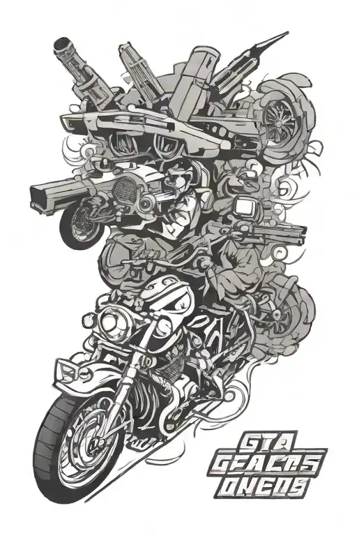 GTA  5 tattoo design idea