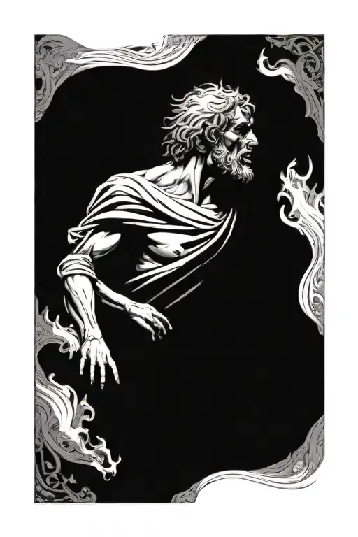 Divine comedy dante rising from the inferno to purgatorio to puradasio  tattoo design idea