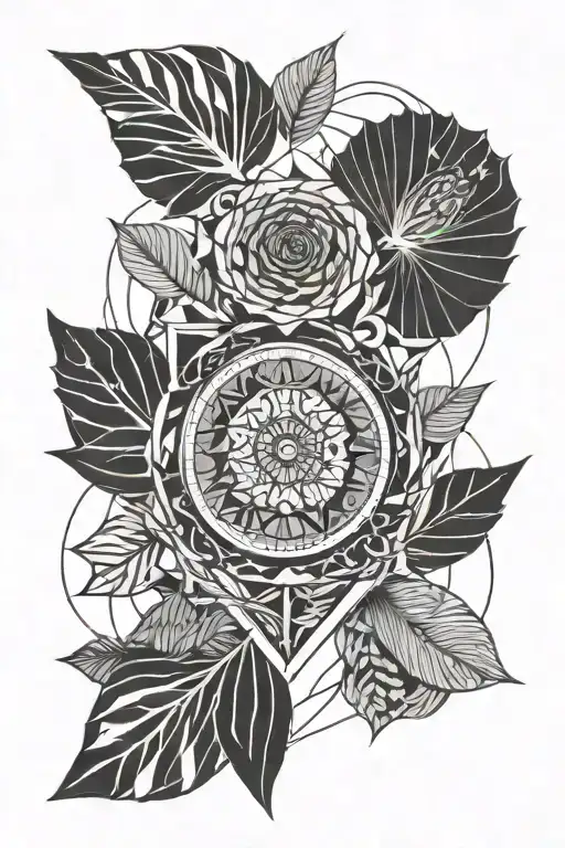 time theme, date 21.12.21, name Nicole, loved daughter  tattoo design idea