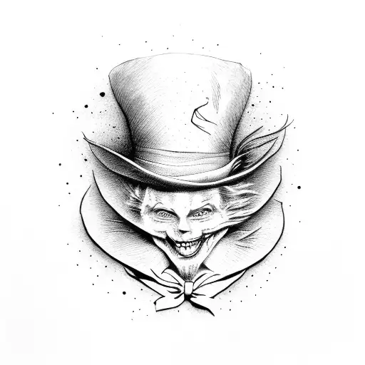 Mad Hatter tattoo design idea