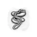 snake with spines  tattoo design idea