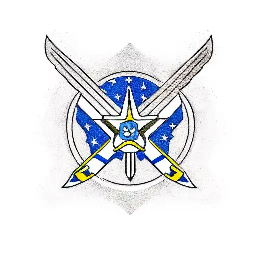 Incorporate your love for american air force into a unique tattoo design tattoo design idea