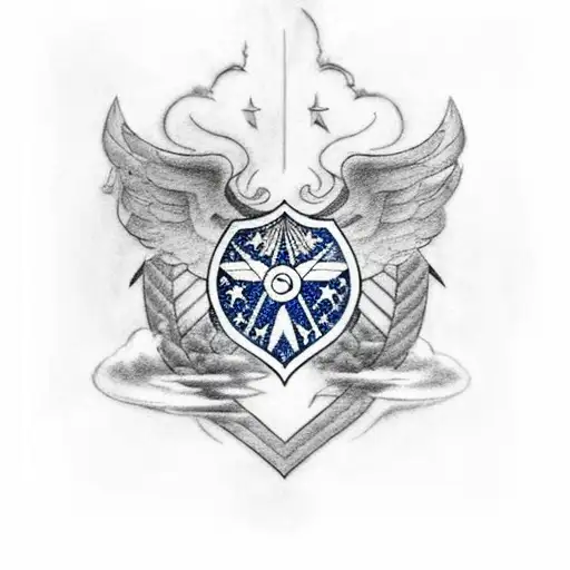 Incorporate your love for american air force and men into a unique tattoo design tattoo design idea