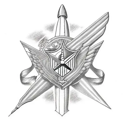 Incorporate your love for american air force and surf into a unique tattoo design tattoo design idea