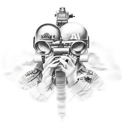 Incorporate your love for photography, american air force and men into a unique tattoo design tattoo design idea