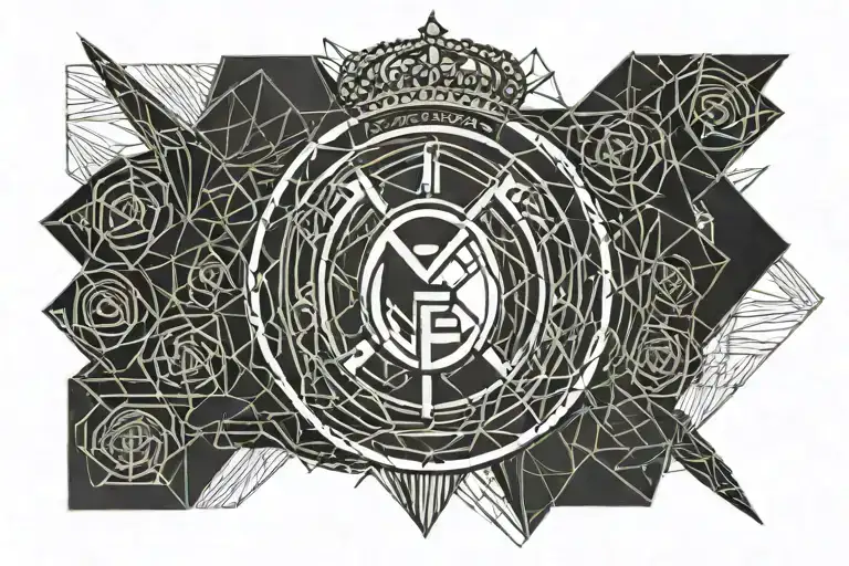 real madrid tattoo design idea