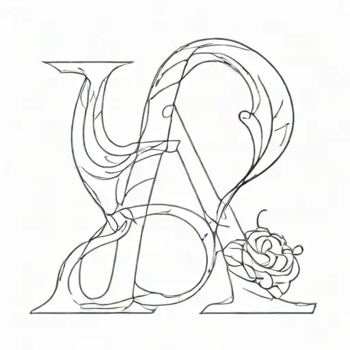 letters Manon tattoo design idea