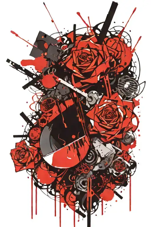 echoes of the past tattoo design idea