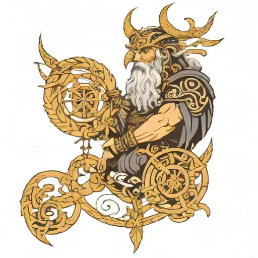 Odin was tattoo design idea