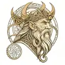 Odin was tattoo design idea