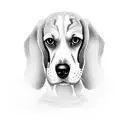 beagle tattoo design idea