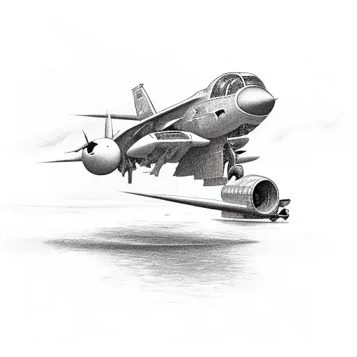 air force adhd tattoo design idea