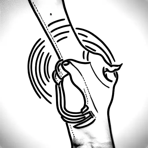 Wrist Tattoo for seafarers tattoo design idea