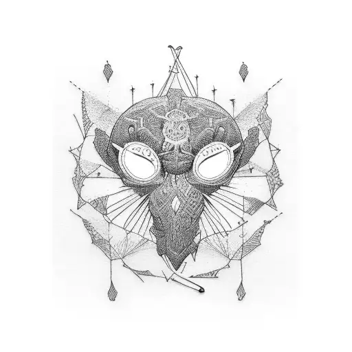 thread and needle tattoo design idea