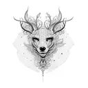 thread and needle tattoo design idea