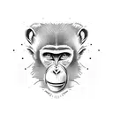 monkey banjo tattoo design idea