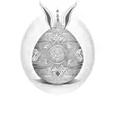 tribal easter egg tattoo design idea