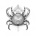 crab tattoo design idea