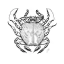 crab tattoo design idea
