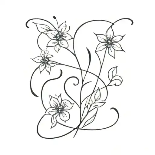 BLESSINGS FOR MINE tattoo design idea