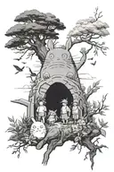 studio Ghibli tattoo design idea