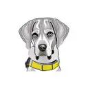 beagle tattoo design idea