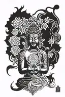 Buddhist inspired tattoo tattoo design idea