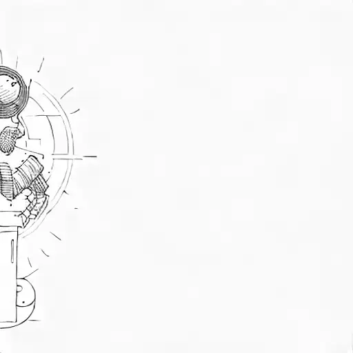 a man in a dark room with a flashlight tattoo design idea