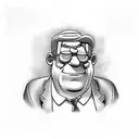 peter griffin tattoo design idea