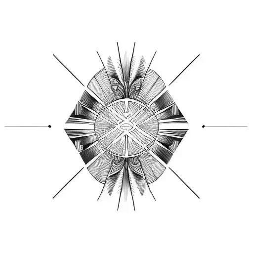 Pinstripes tattoo design idea