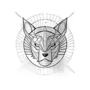 Pinstripes tattoo design idea