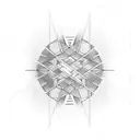 Pinstripes tattoo design idea