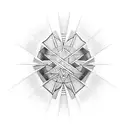 Pinstripes tattoo design idea