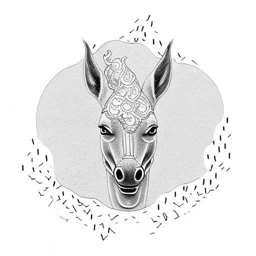 Bojack Horseman tattoo design idea