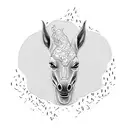 Bojack Horseman tattoo design idea