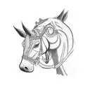 Bojack Horseman tattoo design idea