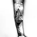 pintadera canaria sol tattoo design idea