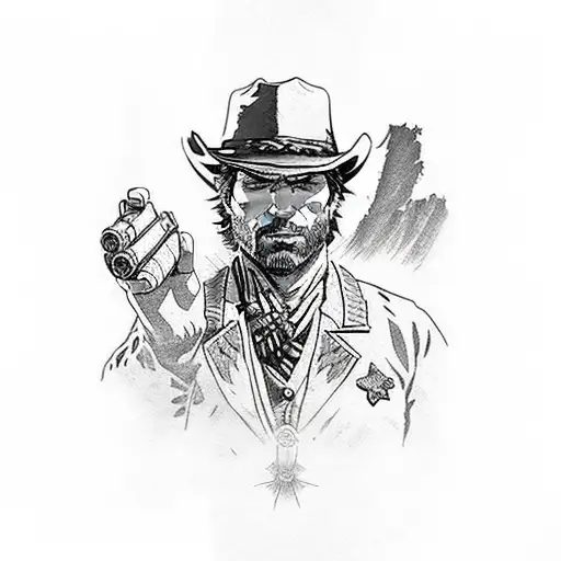 arthur morgan tattoon