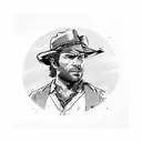 Arthur Morgan red dead redemption 2  tattoo design idea